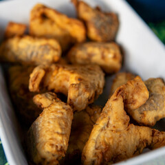 breaded fried fish with appetizing and crispy appearance
