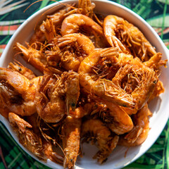 Perfectly delicious breaded and fried shrimp