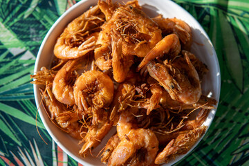 Perfectly delicious breaded and fried shrimp