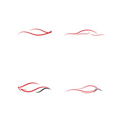 automotive car icon logo vector illustration template design