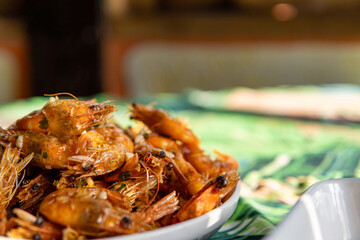 Perfectly delicious breaded and fried shrimp