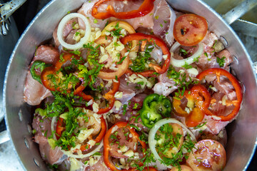 salad with vegetables