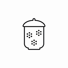 coffee container icon sign vector