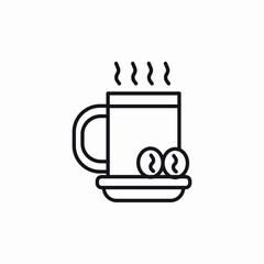 coffee drink beverage icon sign vector