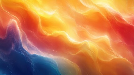 Fototapeta premium Vibrant Colorful Abstract Swirl Background with Warm Tones