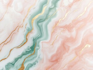 Elegant pastel marble texture with gold accents for artistic designs