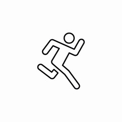 running capture icon sign vector