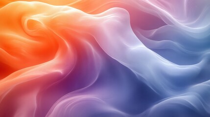 Obraz premium Colorful Flowing Textures in Orange, Pink, Purple, and Blue Tones