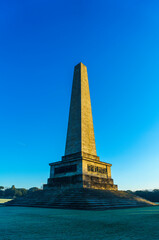 The Wellington Monument early in the morning