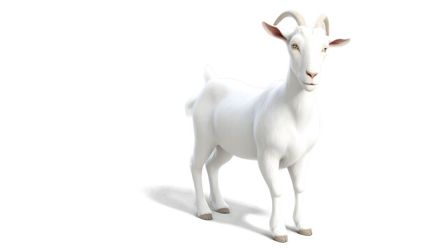 recommend clip art: White Goat, Farm Animal, Fluffy, Adorable, Domestic Animal