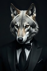 portrait of a wolf