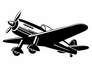 airplane isolated on white