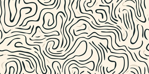 Abstract seamless pattern. Modern geometric repeat background for design, packaging, fabric, wallpaper, branding, stationery, wrapping paper, interior