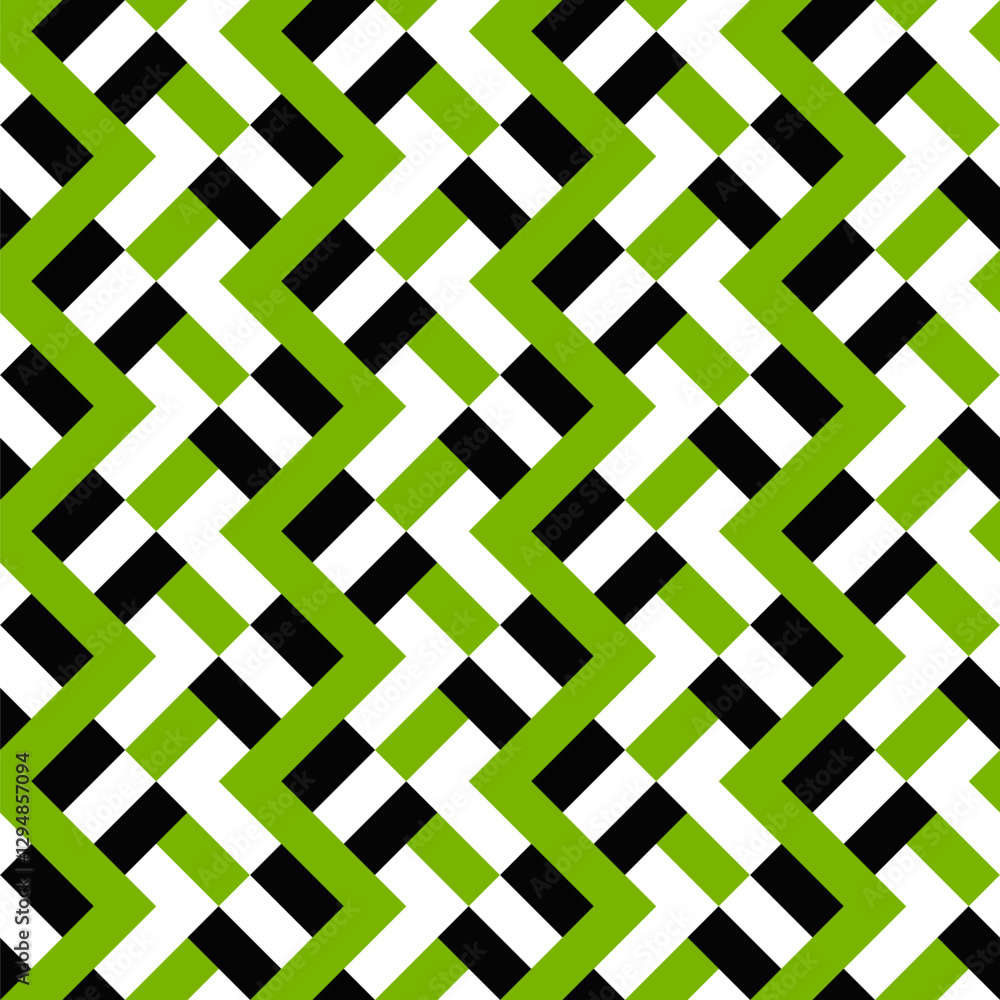 Poster three color pattern background - seamless abstract repeating vector design