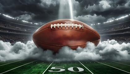 Epic Game Day – A Legendary Football Moment Under the Stadium Lights