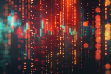 A vibrant, abstract depiction of the dynamic and unpredictable nature of the cryptocurrency market, Capture the excitement and volatility of the cryptocurrency market in a dynamic visual