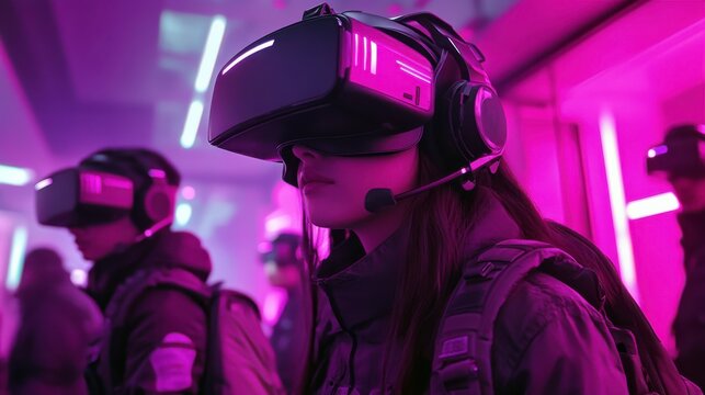 Futuristic Sports Experience with Virtual Reality Players