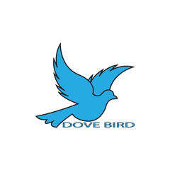 Bird wing Dove icon Template vector illustration