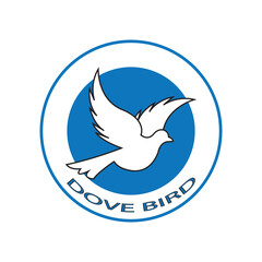 Bird wing Dove icon Template vector illustration
