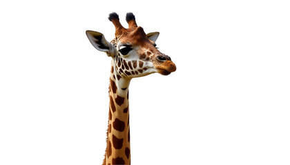 Obraz premium Photo Majestic Giraffe Portrait Wildlife Animal Nature
