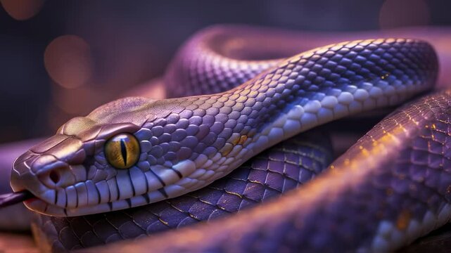 Purple snake