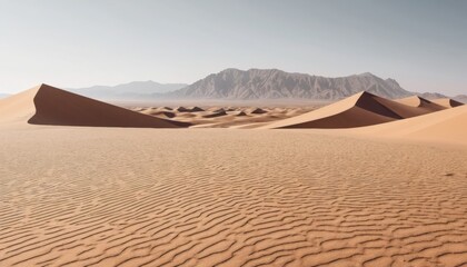 Minimalist desert landscapes with geometric shadows