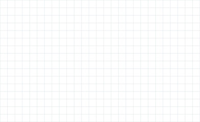 White sheet of paper with light gray grid lines vector pattern background