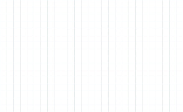 White sheet of paper with light gray grid lines vector pattern background