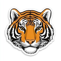Fototapeta premium contour-cut sticker animal Aesthetic quality of the beautiful, 3d rendering, graphic design sticker for t generated AI