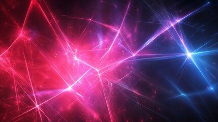 Obraz premium Abstract Pink And Blue Glowing Lines Background