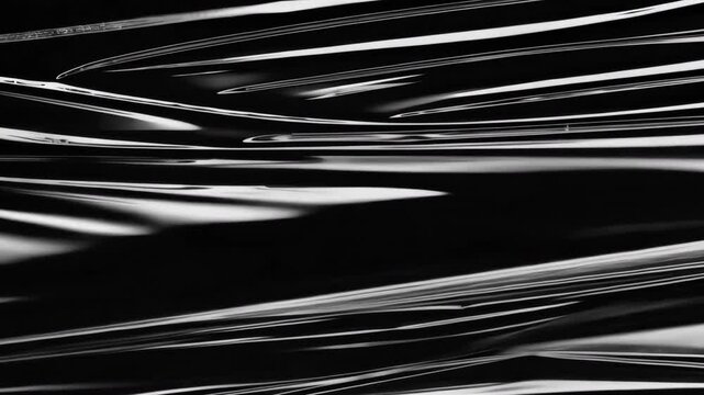Abstract flowing gray lines animated overlay, transparent 4K video, alpha channel, ProRes 4444
