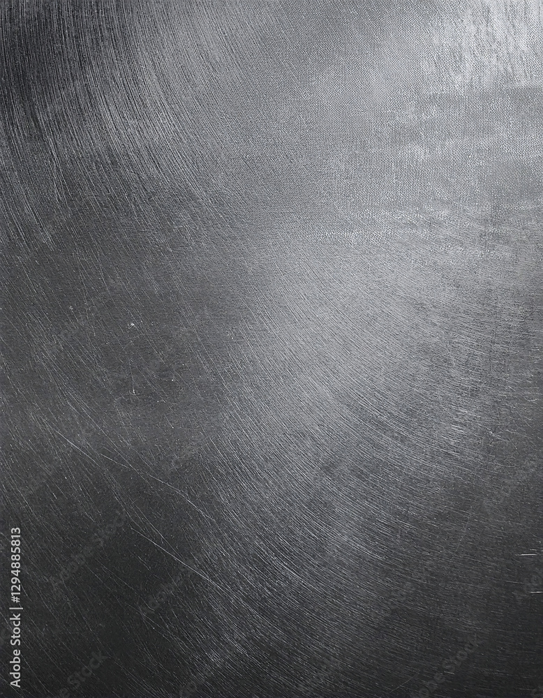 Poster a textured, metallic surface with circular brush strokes, creating a sleek and modern appearance gen