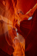 lower antelope canyon near page in arizona