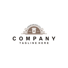 Coffee shop retro logo design