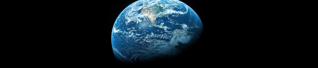 Earth Globe Photorealistic View Dynamic Composition