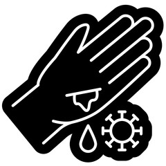 Infection Virus solid icon