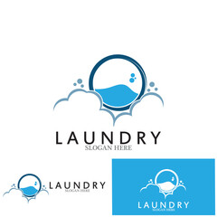 laundry icon vector illustration template design