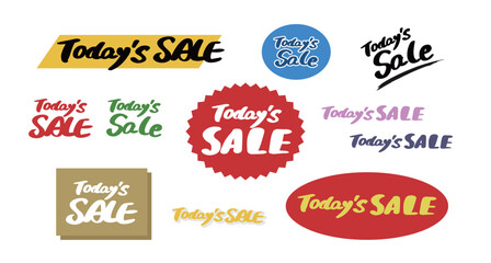 today's sale アイコンイラストセット