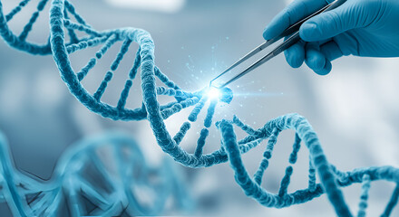 dna strand in the laboratory
