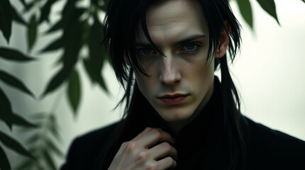 portrait of a young model