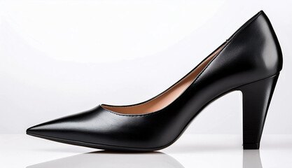 Obraz premium Classic Black Leather Pumps