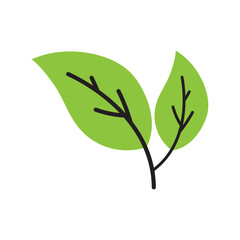 leaf ecology  logo and vector template