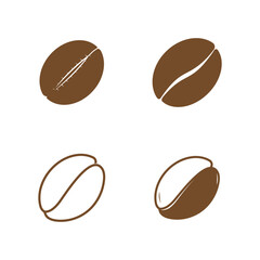 coffee bean icon vector