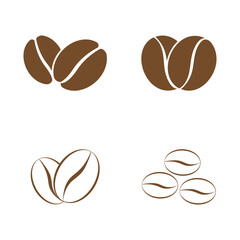coffee bean icon vector