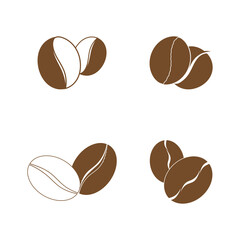 coffee bean icon vector
