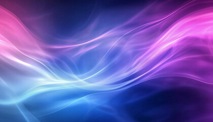 A high-resolution abstract wavy gradient background in vibrant blues and purples, with a soft blur effect.