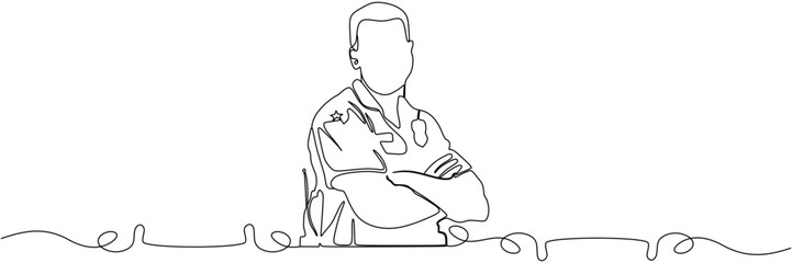 police line art illustration background