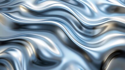 Platinum Lines on Light Blue and Silver