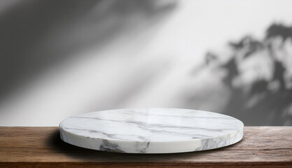 Marble and Gold Podium