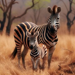 Obraz premium zebra in the wild